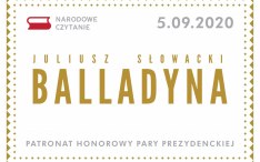 Narodowe czytanie 2020 „Balladyna” Juliusz Słowacki