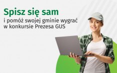 Spisz się sam i pomóż swojej gminie wygrać w konkursie Prezesa GUS
